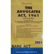 Commercial's Advocates Act, 1961 (Bare Acts with Short Comments) 